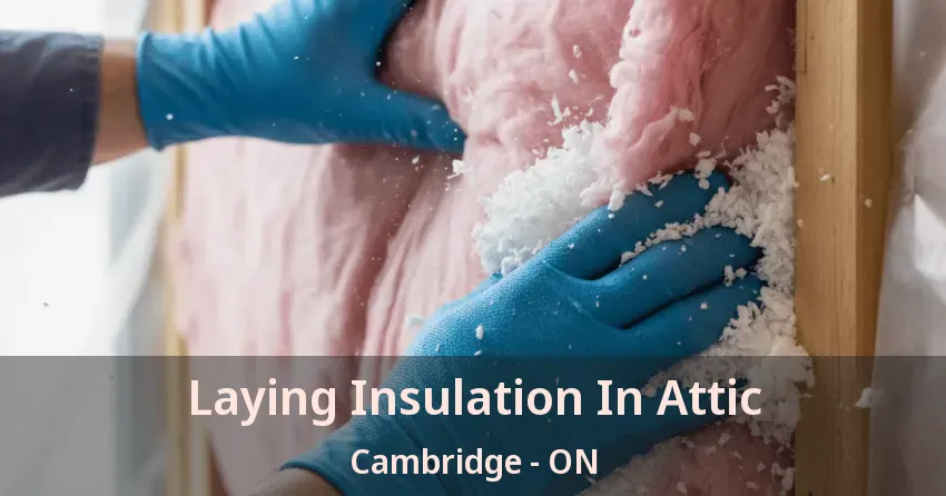 Laying Insulation In Attic Cambridge - ON